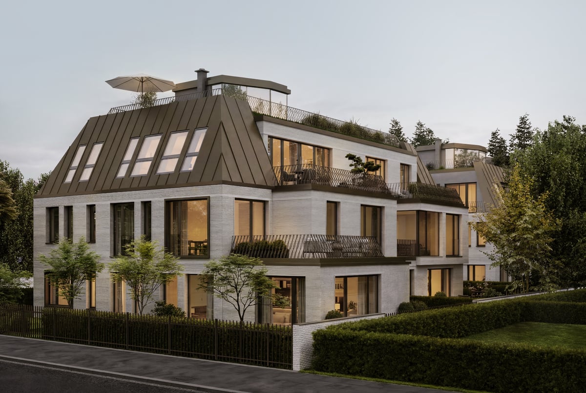 Anspruchsvoll geplante Architektur