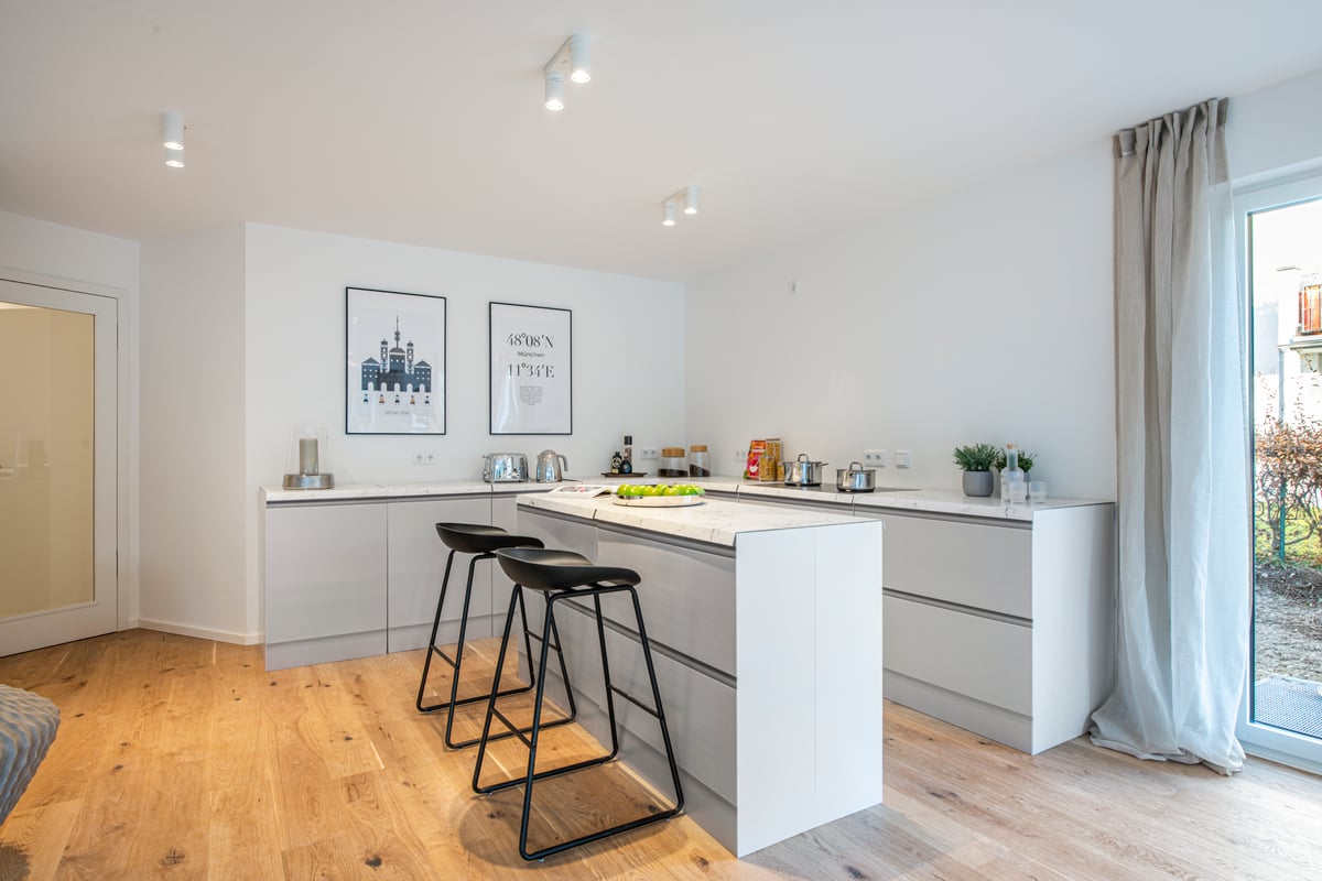 Großzügige, offene Küche